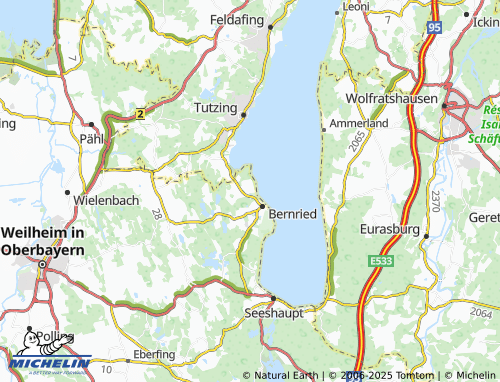 MICHELIN-Landkarte Höhenried - ViaMichelin