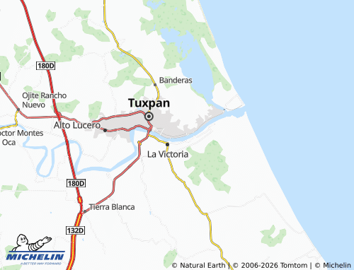 Mapa MICHELIN Adolfo Ruiz Cortines - ViaMichelin