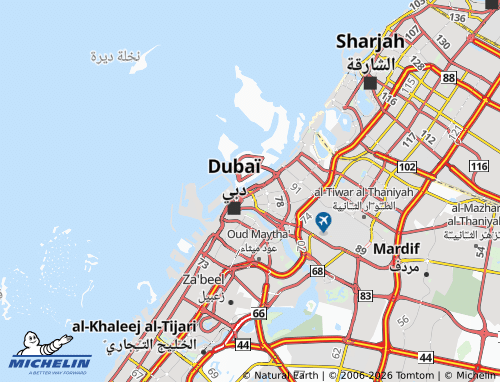 MICHELIN Al Corniche map - ViaMichelin
