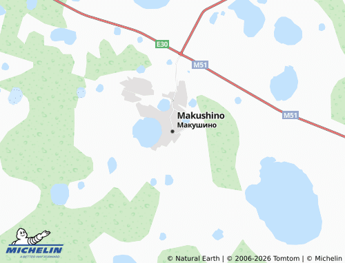 MICHELIN-Landkarte Makushino - ViaMichelin