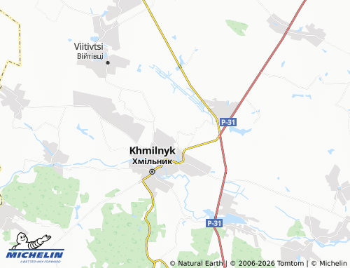 Mappa MICHELIN Budkiv - ViaMichelin