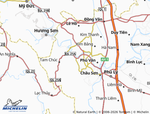 Mapa MICHELIN Liên Sơn - ViaMichelin