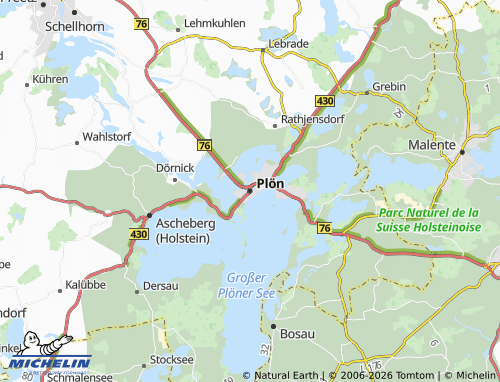 MICHELIN Plön map - ViaMichelin