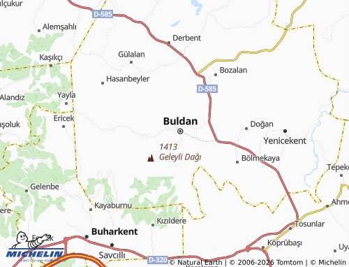 Mappa MICHELIN Turan - ViaMichelin