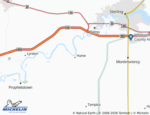 Mapa MICHELIN Hume - ViaMichelin