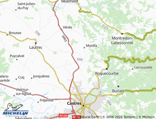 Kaart MICHELIN Saint-Germier - ViaMichelin