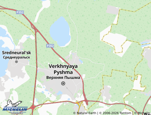 MICHELIN-Landkarte Baltym - ViaMichelin