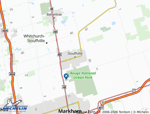 Carte MICHELIN Stouffville - ViaMichelin
