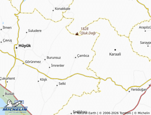 MICHELIN Çamlıca map - ViaMichelin