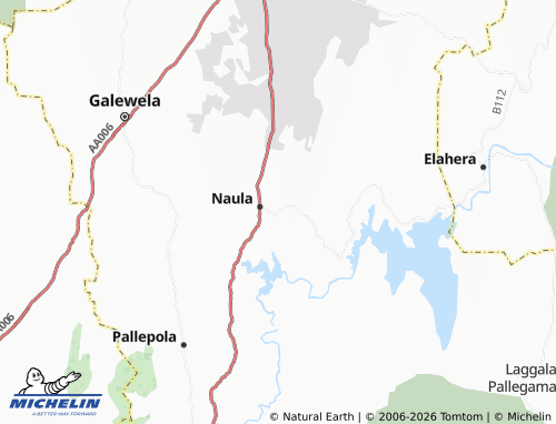 Mappa MICHELIN Meegaha Ela - ViaMichelin