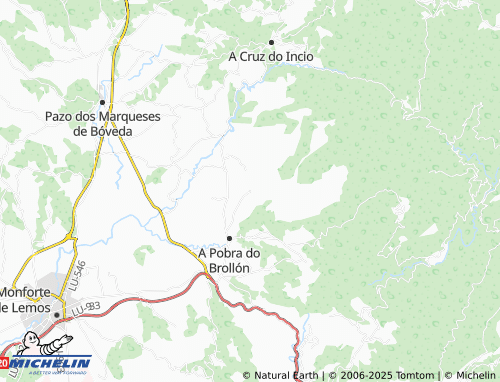 Carte MICHELIN Saa (Santa María) - ViaMichelin