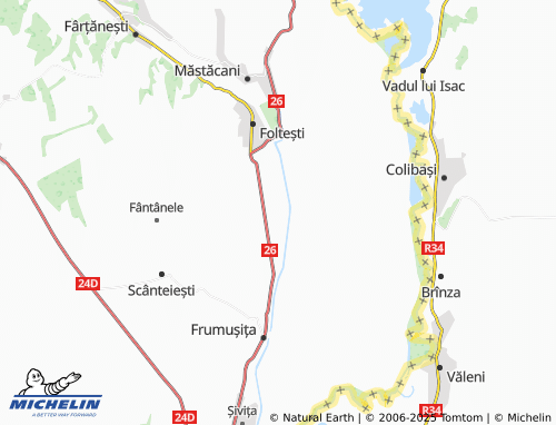 MICHELIN-Landkarte Stoicani - ViaMichelin