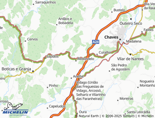 Carte MICHELIN Casas Novas - ViaMichelin