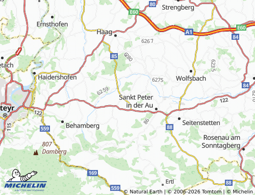 Mapa MICHELIN Weistrach - ViaMichelin