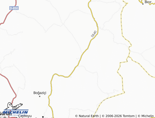 MICHELIN Külahlı map - ViaMichelin