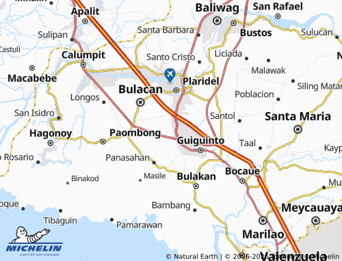 MICHELIN Dakila map - ViaMichelin