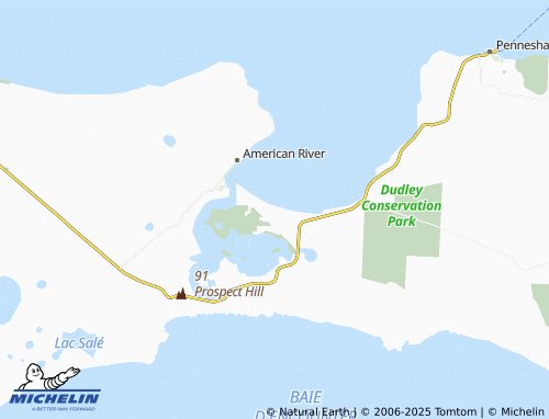 MICHELIN Island Beach map - ViaMichelin