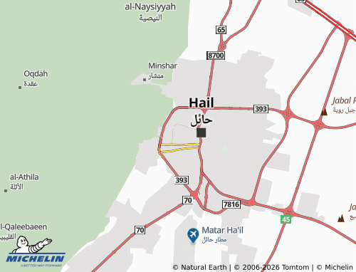 MICHELIN-Landkarte al-Badiyah - ViaMichelin