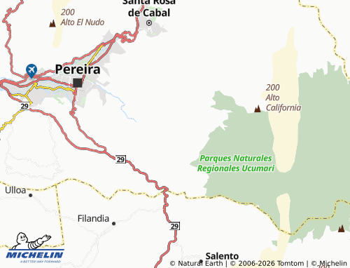 MICHELIN Cedralito map - ViaMichelin
