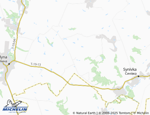 MICHELIN Khomenkove map - ViaMichelin