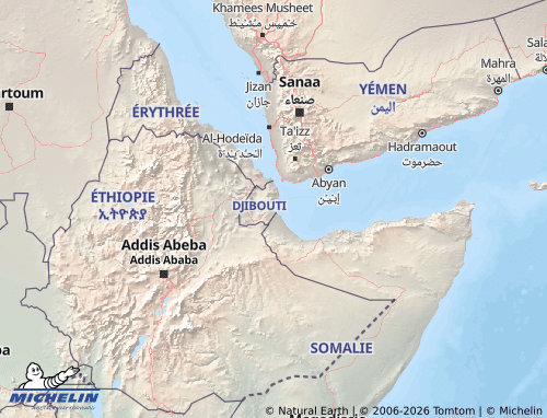 Carte MICHELIN Djibouti - ViaMichelin