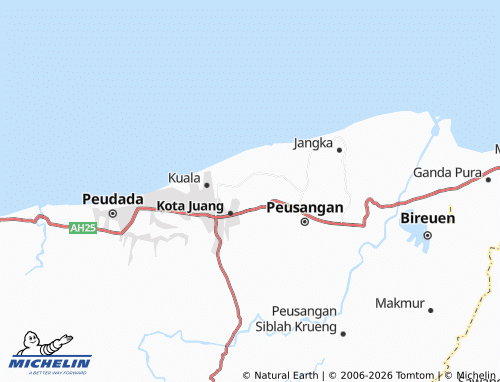 MICHELIN Cot Glumpang map - ViaMichelin