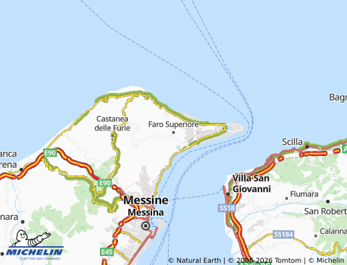 MICHELIN Faro Superiore map - ViaMichelin