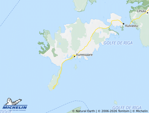 Mapa MICHELIN Saare maakond - ViaMichelin