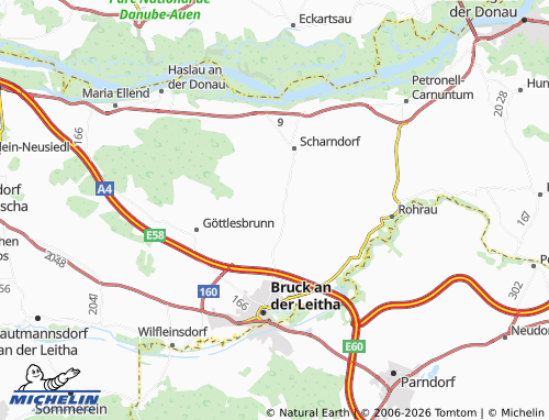 Mapa MICHELIN Höflein - ViaMichelin