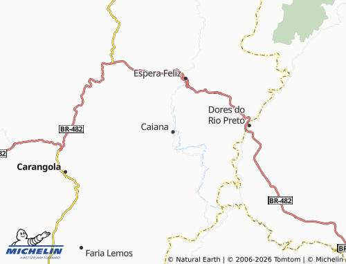 Mapa MICHELIN Caiana - ViaMichelin