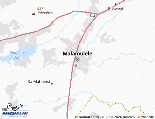 Kaart MICHELIN Malamulele - ViaMichelin