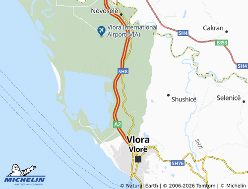 MICHELIN Panaja map - ViaMichelin