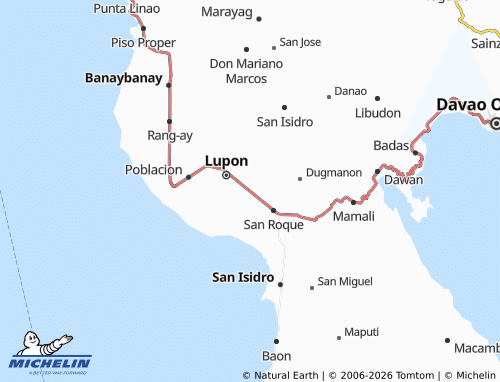 MICHELIN Macangao map - ViaMichelin