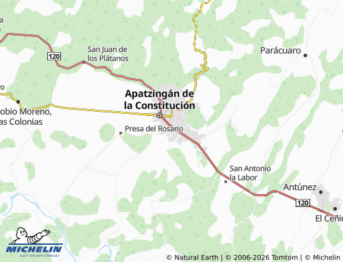 Mapa MICHELIN Adolfo Ruiz Cortines - ViaMichelin