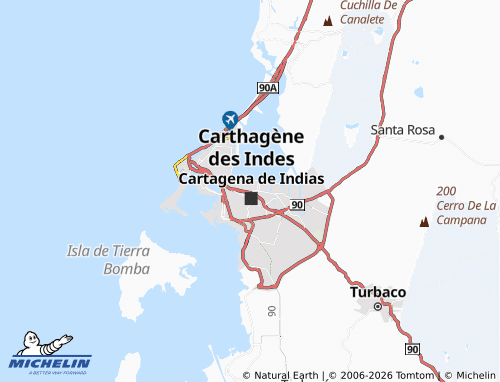 MICHELIN Tesca map - ViaMichelin
