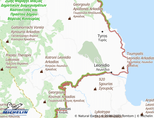 Carte MICHELIN Kato Vaskina - ViaMichelin