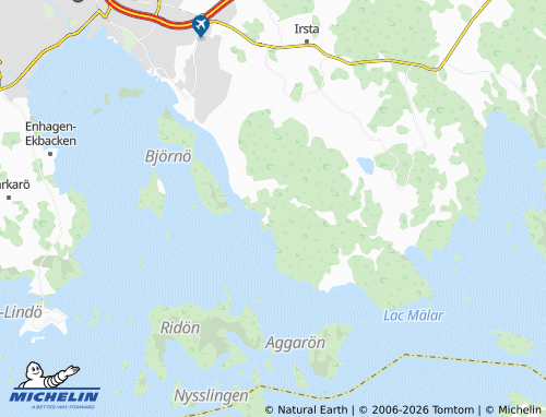 MICHELIN Malmen map - ViaMichelin
