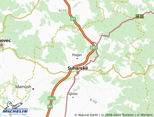 Carte MICHELIN Peqan - ViaMichelin