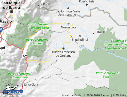 MICHELIN Orellana map - ViaMichelin