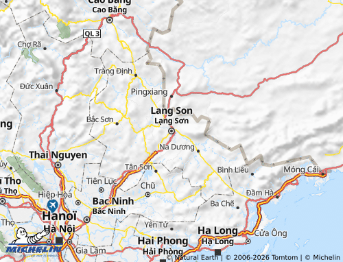 Carte MICHELIN Lang Son - ViaMichelin
