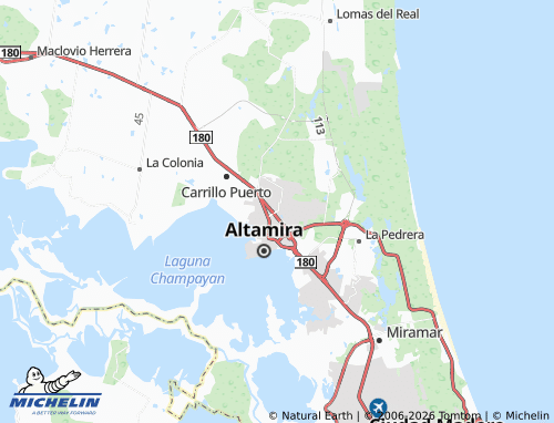 MICHELIN Altamira Sector 4 map - ViaMichelin
