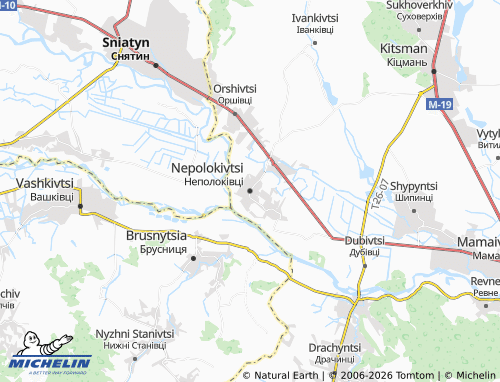 Mappa MICHELIN Nepolokivtsi - ViaMichelin
