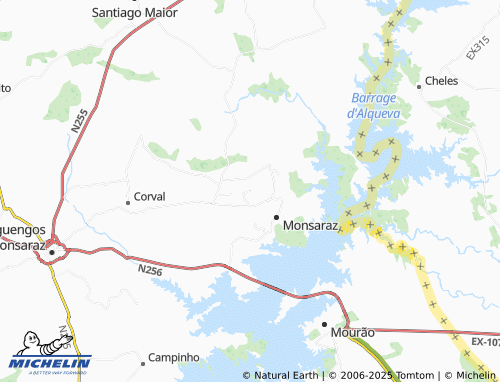 MICHELIN Horta do Reboredo map - ViaMichelin