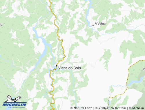 Carte MICHELIN Edroso - ViaMichelin