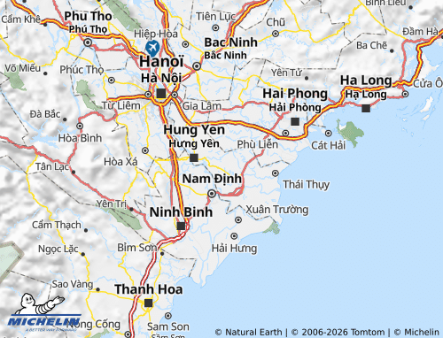 MICHELIN-Landkarte Hưng Hà - ViaMichelin