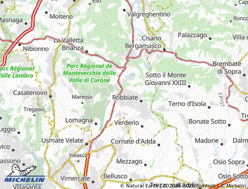 MICHELIN Merate map - ViaMichelin