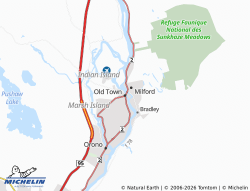 Mappa MICHELIN Old Town - ViaMichelin
