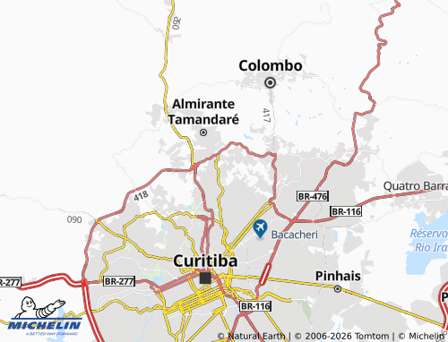 Carte MICHELIN Cachoeira - ViaMichelin
