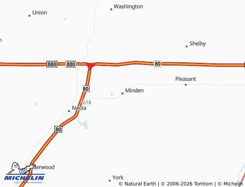 Mapa MICHELIN Minden - ViaMichelin