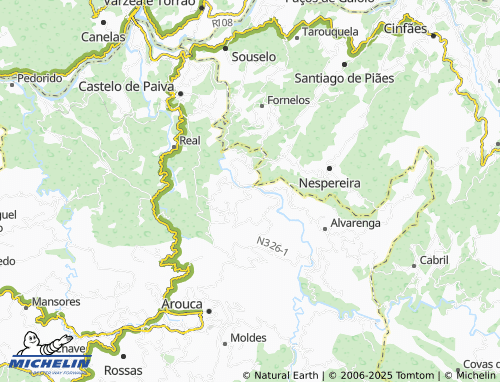 MICHELIN Espiunca map - ViaMichelin